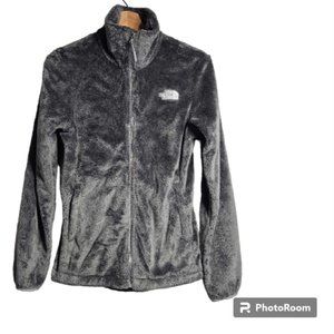 The North Face Osito Fleece Full Zip Mid Grey Heather Jacket Size XS